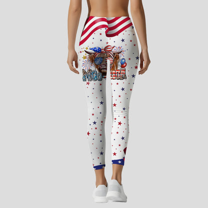 Moo-rica Freedom 250 – Personalized Patriotic Cow Hoodie & Leggings