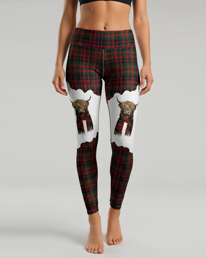 Cow Christmas - Personalized Hoodie And Leggings