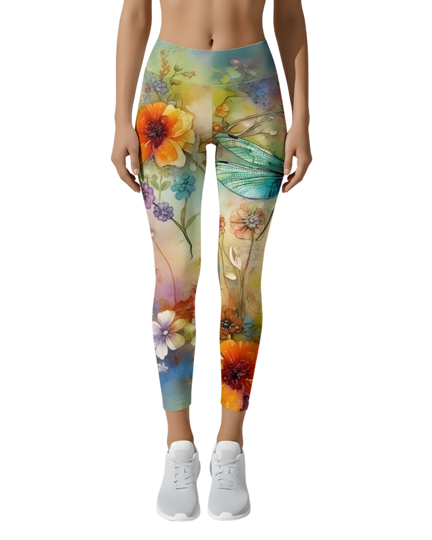 Dragonfly Color - Personalized Hoodie And Leggings