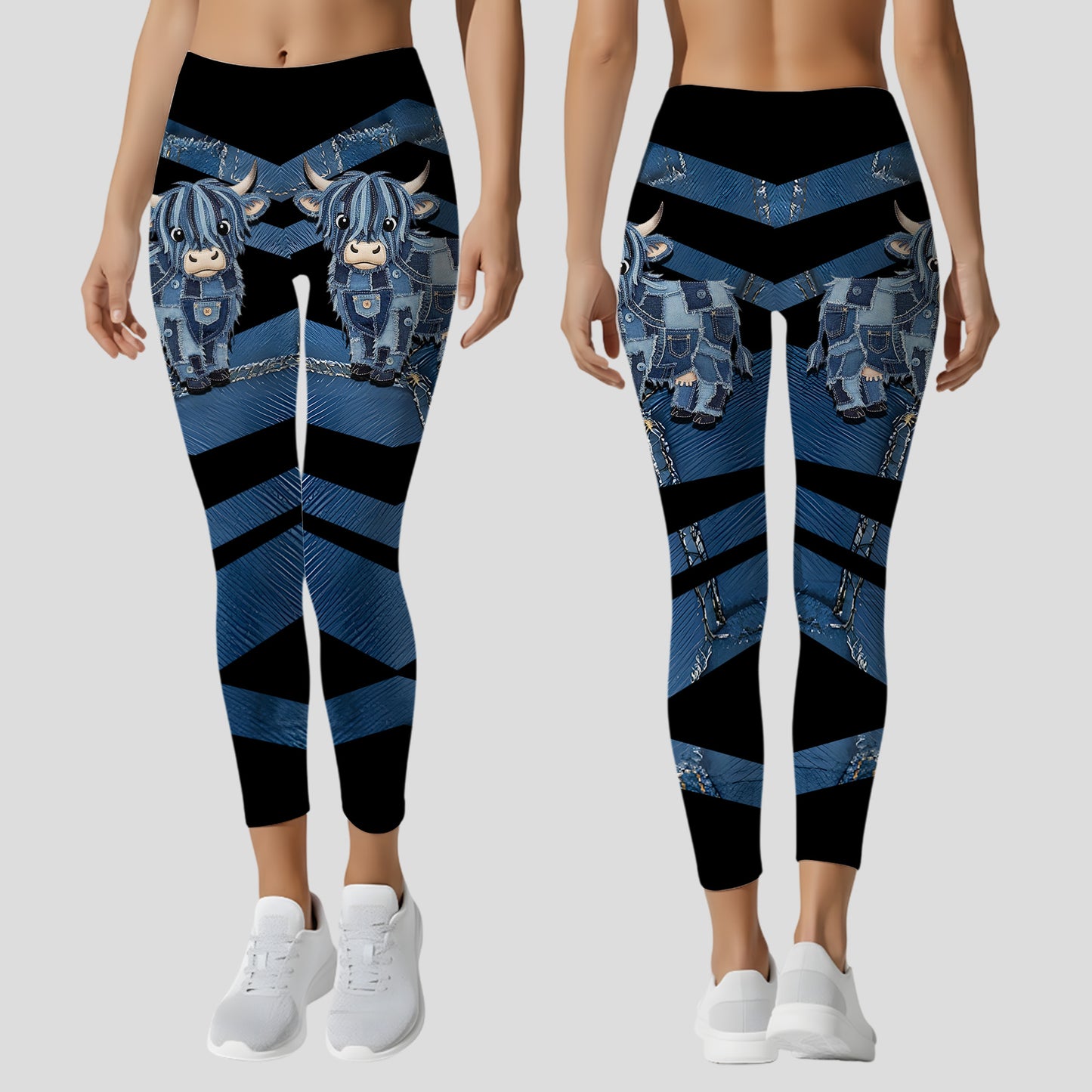 Just A Girl Who Love Cow - Personalized Cow Hoodie and Leggings