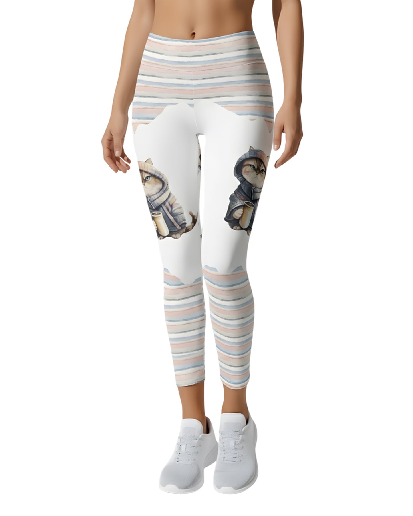 Cute Cat - Personalized Hoodie And Leggings