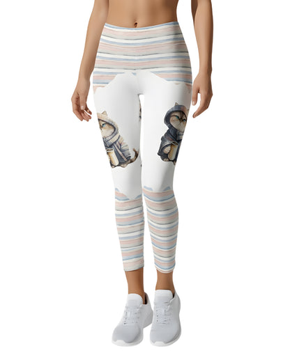 Cute Cat - Personalized Hoodie And Leggings