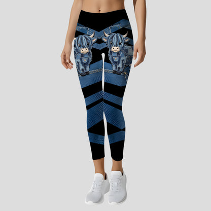 Just A Girl Who Love Cow - Personalized Cow Hoodie and Leggings