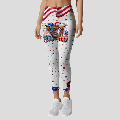 Moo-rica Freedom 250 – Personalized Patriotic Cow Hoodie & Leggings
