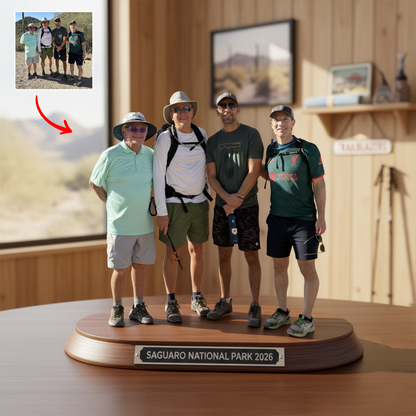 Memories on the Trail – Personalized Hiking Acrylic Plaque