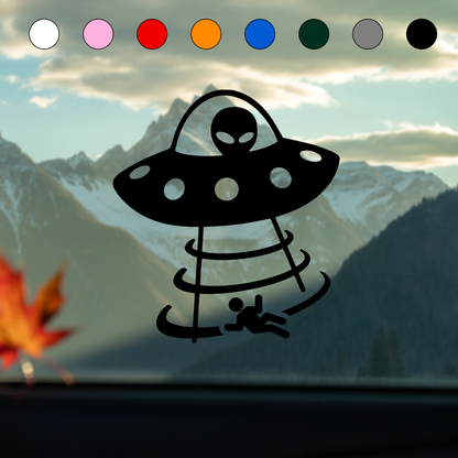 UFO & Alien Abduction Sticker