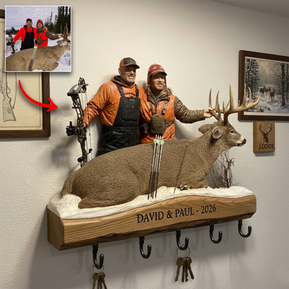 Hunter’s Legacy – Personalized Hunting Display Rack