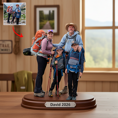 Memories on the Trail – Personalized Hiking Acrylic Plaque