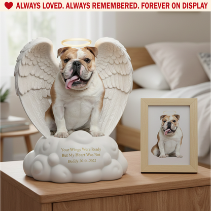 Angel Wings Memorial – Personalized Custom Shaped Acrylic Plaque