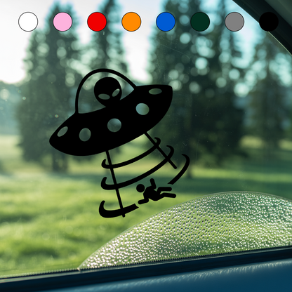 UFO & Alien Abduction Sticker