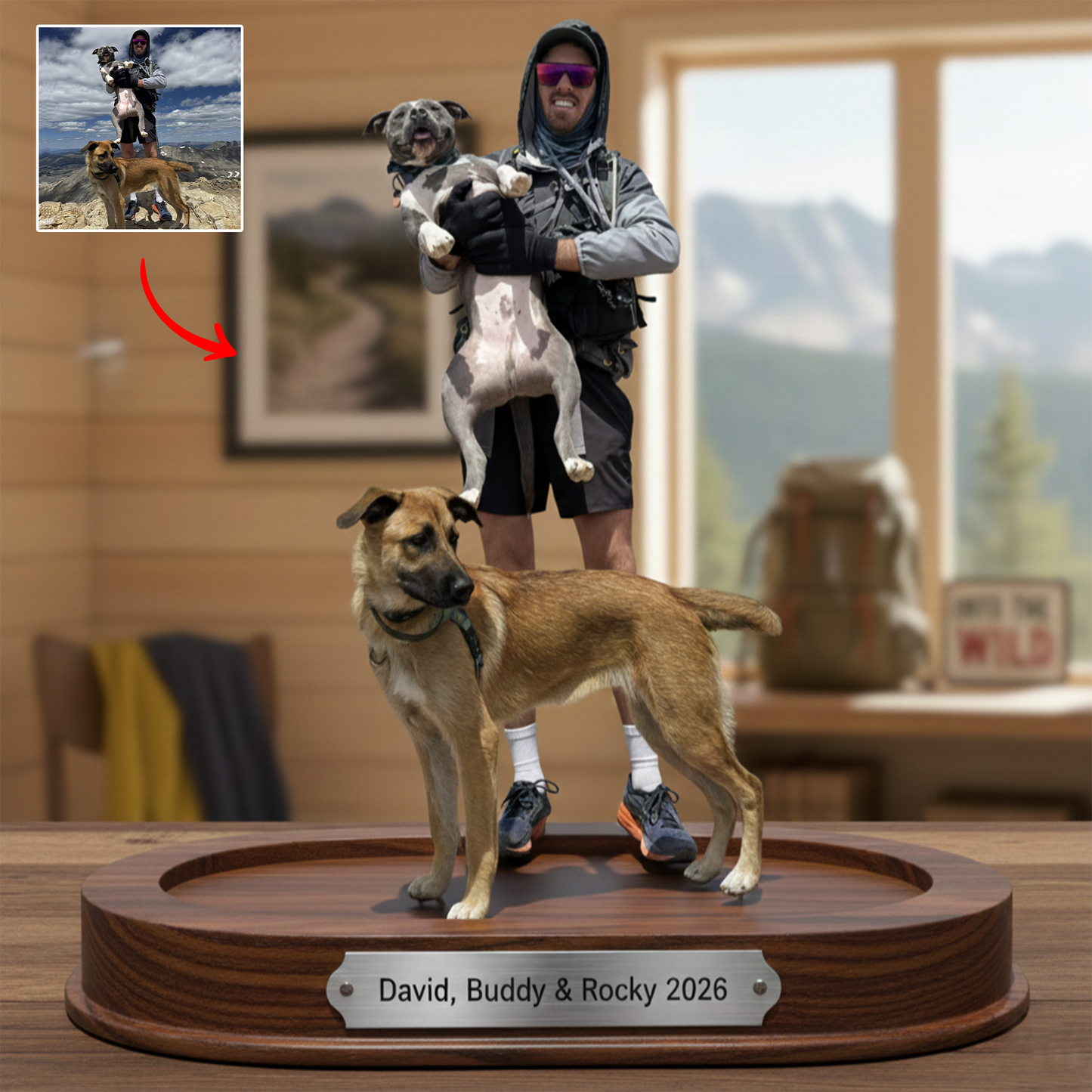 Memories on the Trail – Personalized Hiking Acrylic Plaque