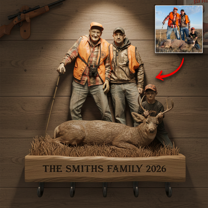 Hunter’s Legacy – Personalized Hunting Display Rack