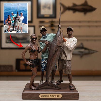 Fishing Is Life – Personalized Photo Acrylic Plaque