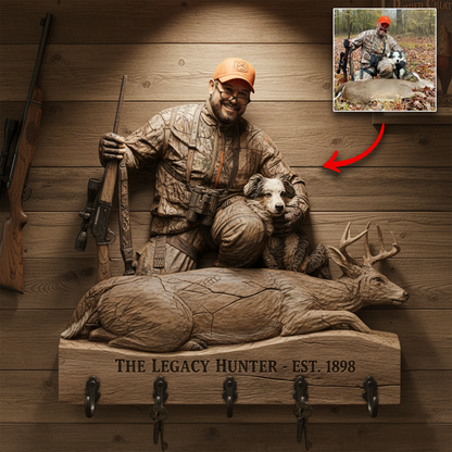 Hunter’s Legacy – Personalized Hunting Display Rack