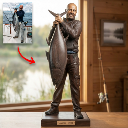 Fishing Is Life – Personalized Photo Acrylic Plaque