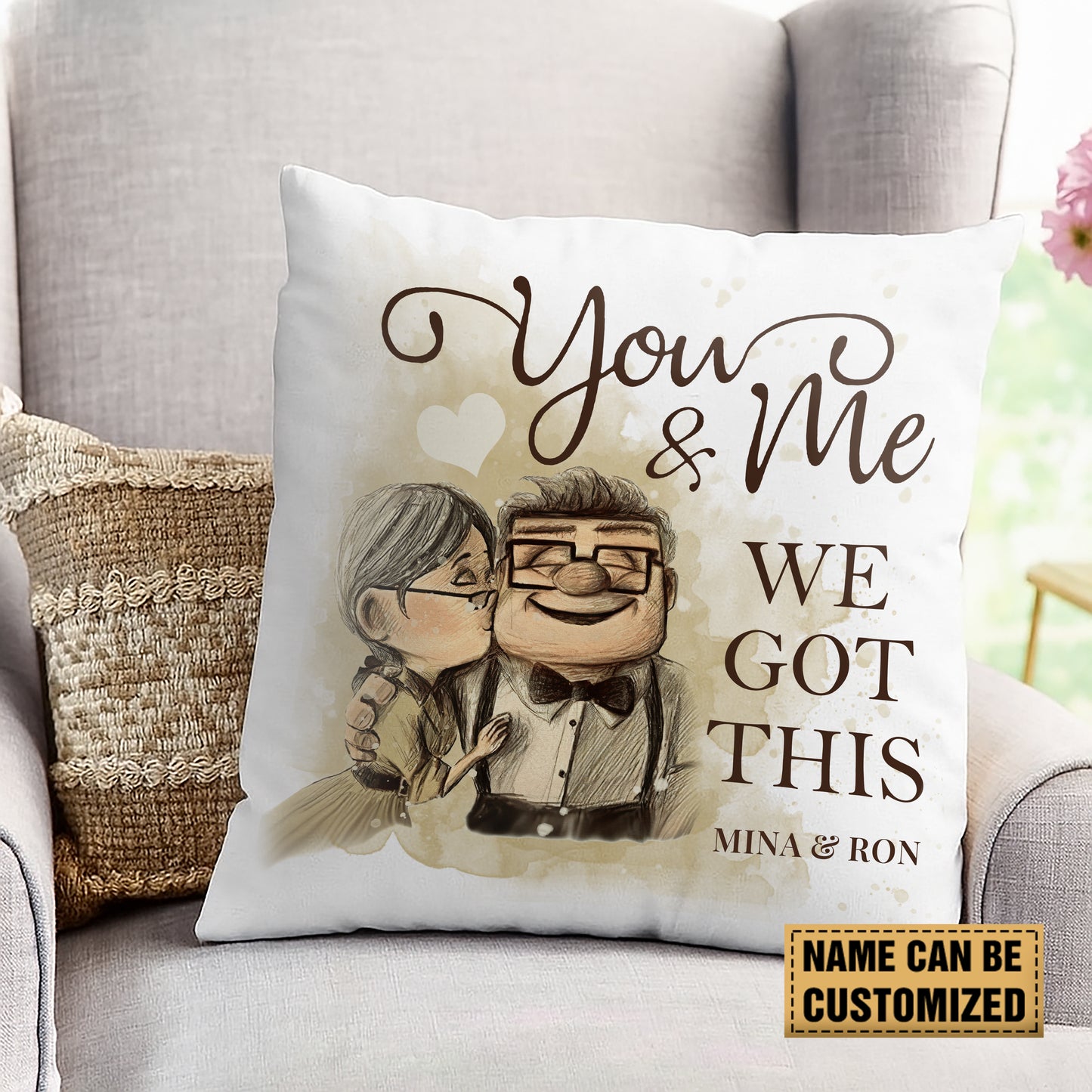 You & Me We Got This - Personalized Couple Pillow