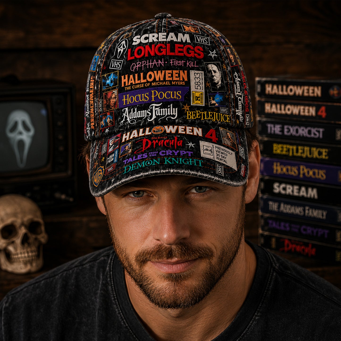Horror Movie Collection Classic Cap
