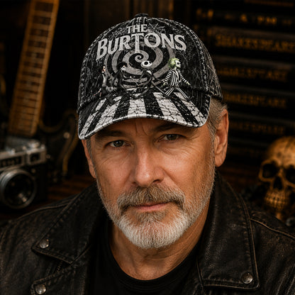 Gothic Halloween Character Collage Classic Cap