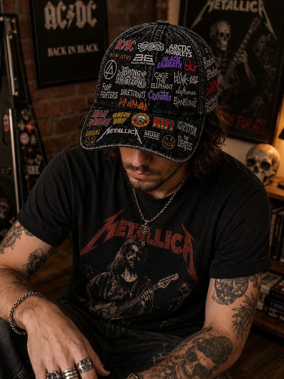 Legends Never Die – Vintage Rock Band All-Over Print Classic Cap