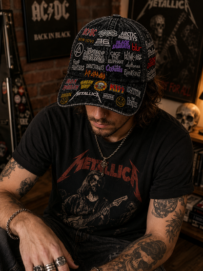 Legends Never Die – Vintage Rock Band All-Over Print Classic Cap