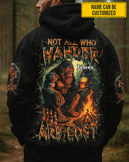 Personalized Wanderer's Fire Bigfoot All Over Print