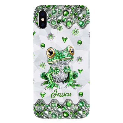 Love Frogs - Personalized Frog Full Print Phone Case