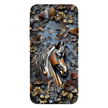 Personalized Stunning Horse Full Print Phone Case