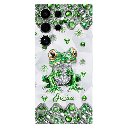 Love Frogs - Personalized Frog Full Print Phone Case