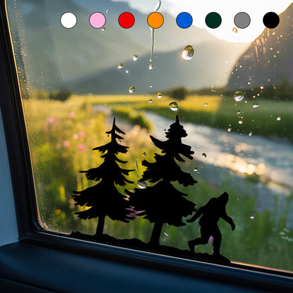 Bigfoot Windshield Stickers