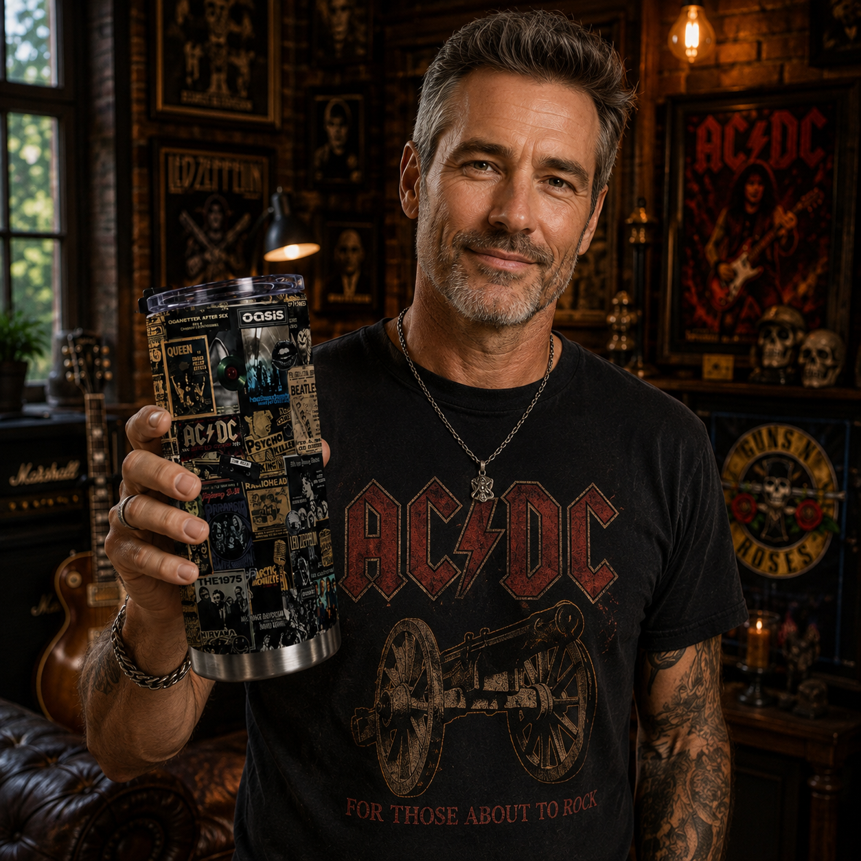 Rock Lovers - Classic Rock Legends Tumbler Version 8