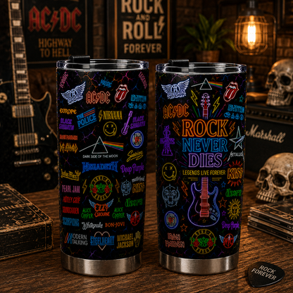 Rock Lovers - Classic Rock Legends Tumbler Version 15