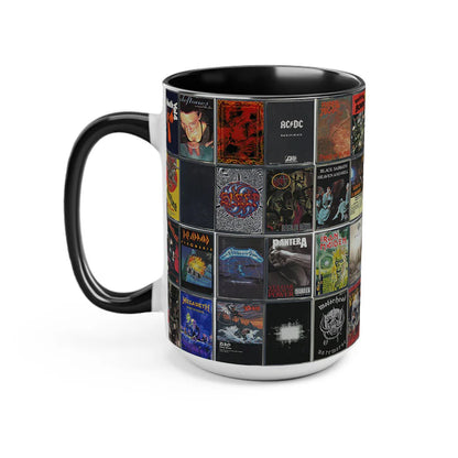 Metal Rock Albums Poster Collection Accent Mug