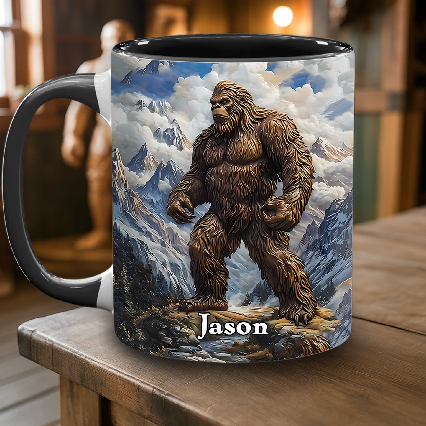 Sasquatch Fuel – Personalized Funny Accent Mug
