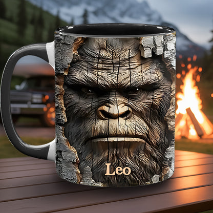 Morning Face – Personalized Funny Bigfoot Accent Mug