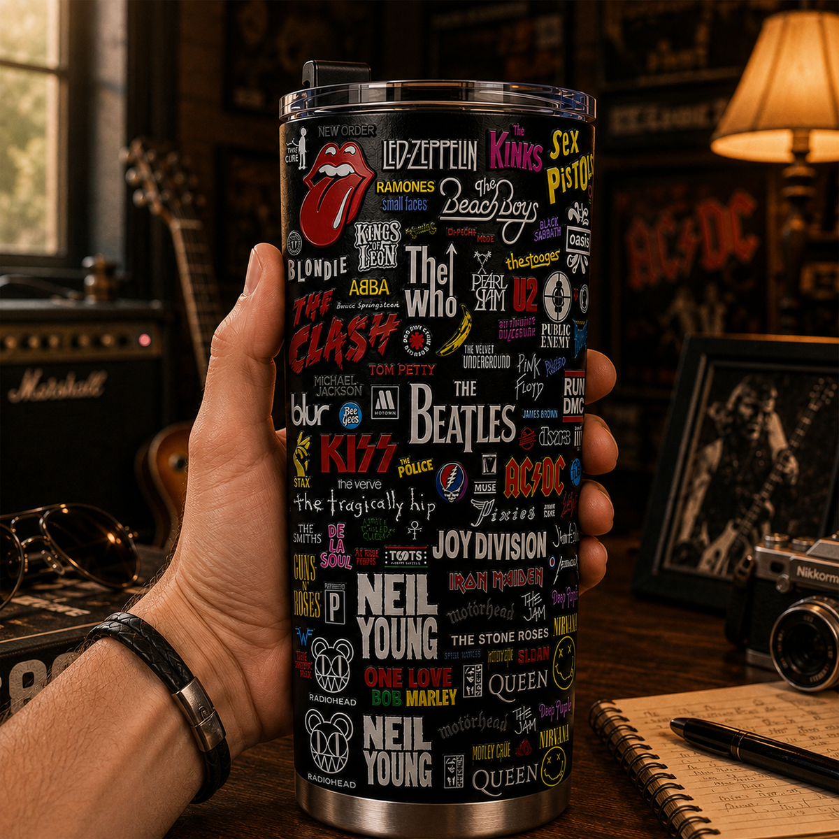 Rock Lovers - Classic Rock Legends Tumbler Version 18