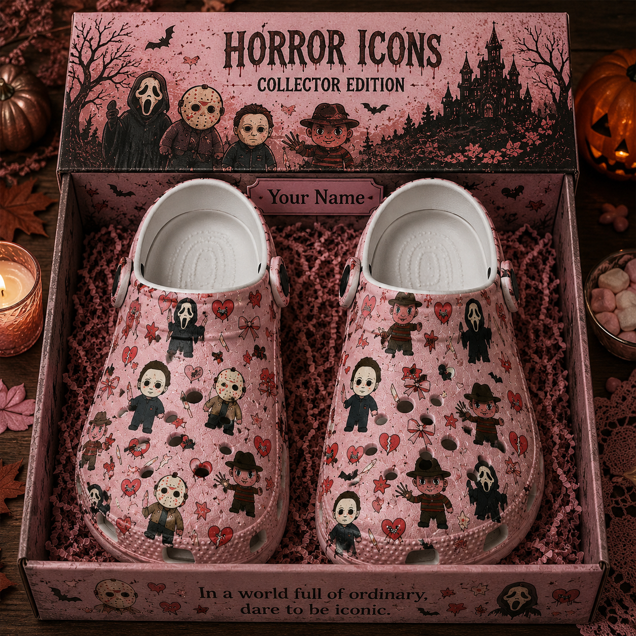 Cute Horror Halloween Crocs