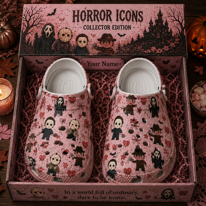 Cute Horror Halloween Crocs