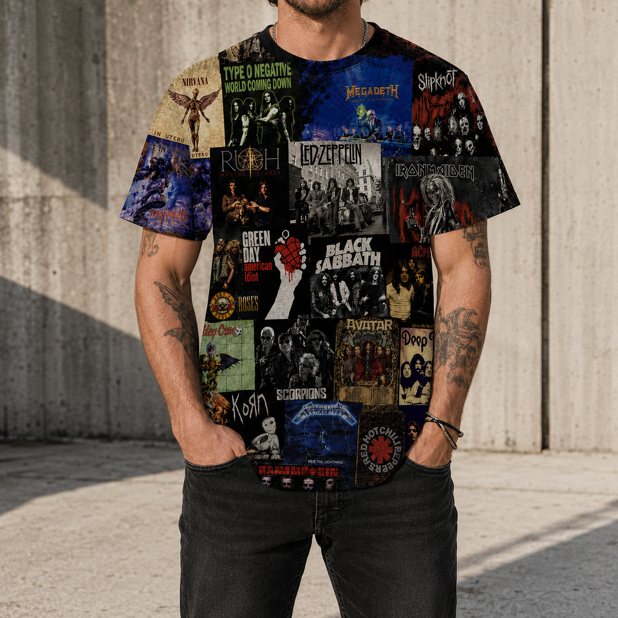 Rock Lover - Classic Legends All Over Print Shirt Version 9