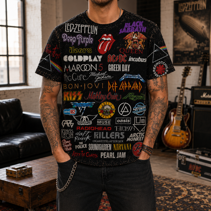 Rock Lover - Classic Legends All Over Print Shirt Version 7