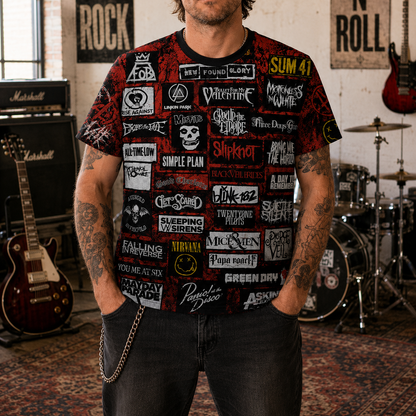 Rock Lover - Classic Legends All Over Print Shirt Version 5