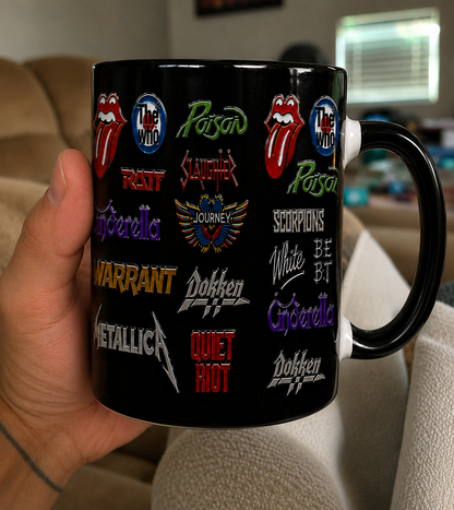 Classic Rock Legends Accent Mug