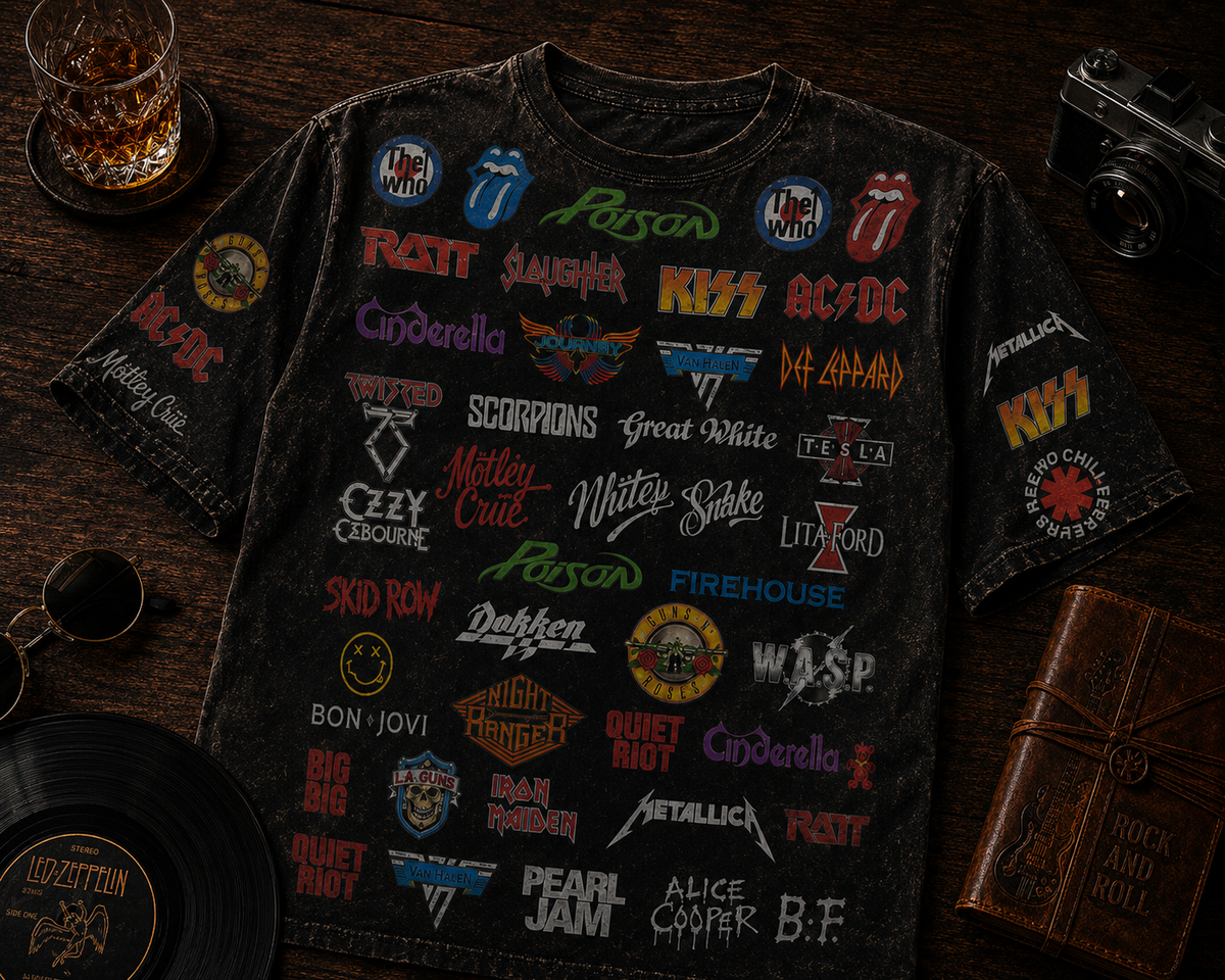 Rock Lover - Classic Legends All Over Print Shirt Version 1