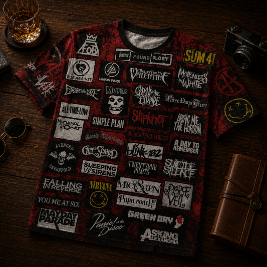 Rock Lover - Classic Legends All Over Print Shirt Version 5