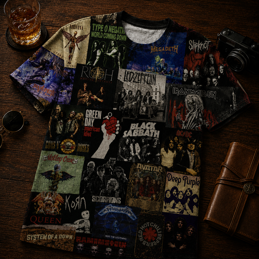 Rock Lover - Classic Legends All Over Print Shirt Version 9