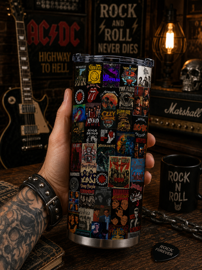 Rock Lovers - Classic Rock Legends Tumbler Version 6