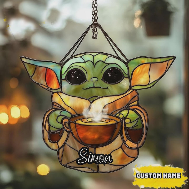 Personalized Baby Forced Acrylic Suncatcher