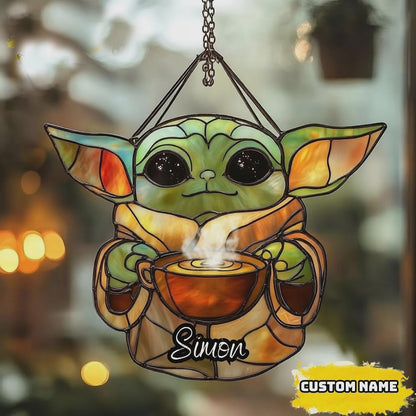 Personalized Baby Forced Acrylic Suncatcher