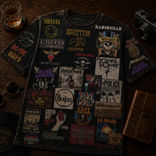 Rock Lover - Classic Legends All Over Print Shirt Version 8