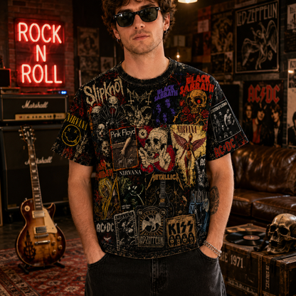 Rock Lover - Classic Legends All Over Print Shirt Version 4