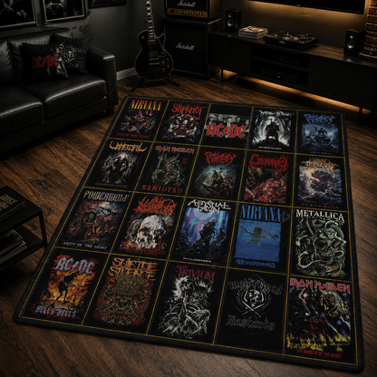 Rock Lovers - Legends Edition Area Rug Version 2